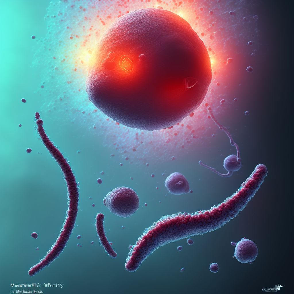 Maternal care for abnormalities of the fetal heart rate or rhythm, second trimester, fetus 1 digital illustration