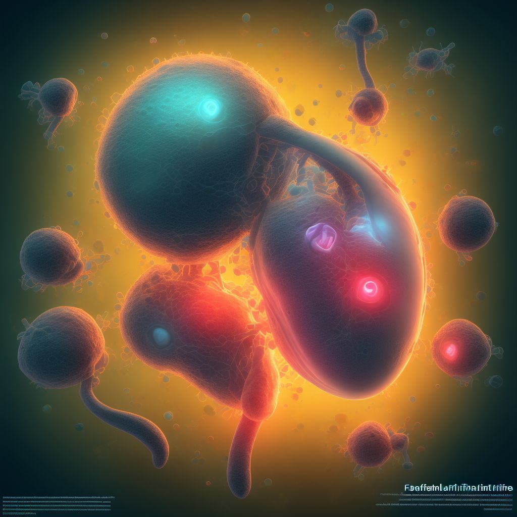 Maternal care for abnormalities of the fetal heart rate or rhythm, third trimester, other fetus digital illustration