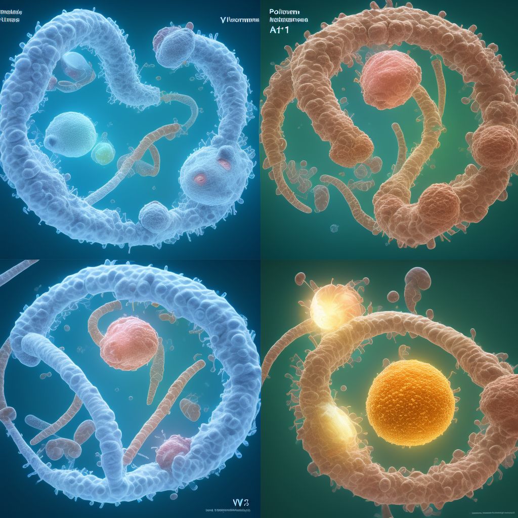 Polyhydramnios, first trimester, fetus 4 digital illustration