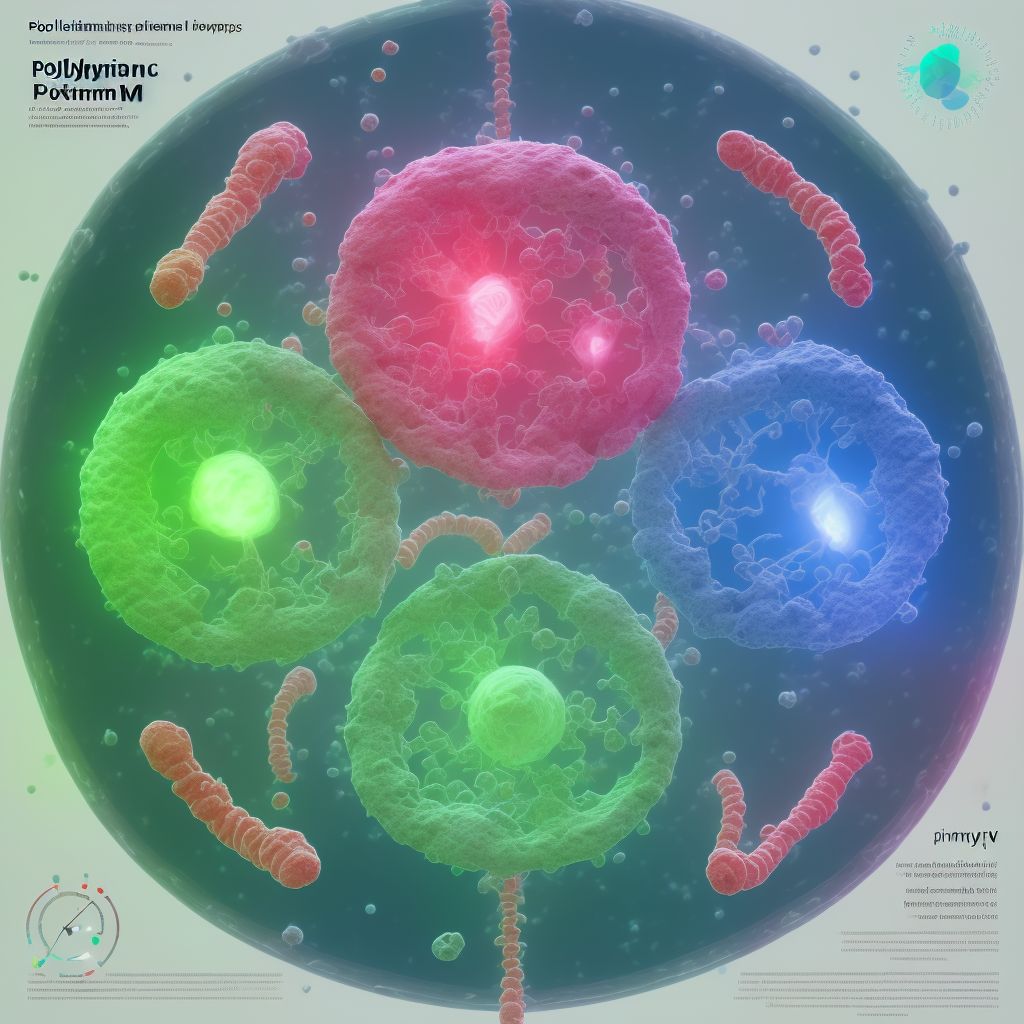 Polyhydramnios, second trimester, fetus 3 digital illustration