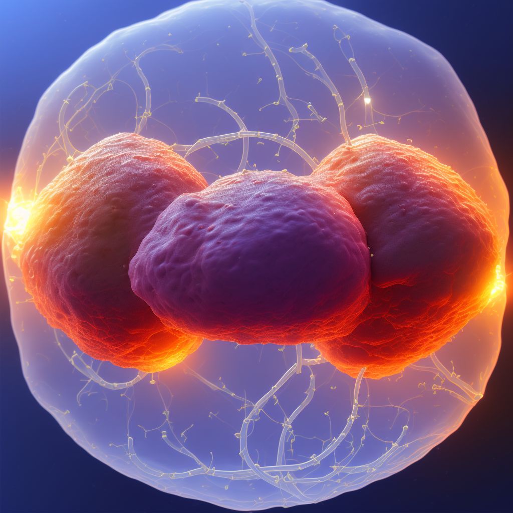 Infection of amniotic sac and membranes, unspecified, second trimester, not applicable or unspecified digital illustration