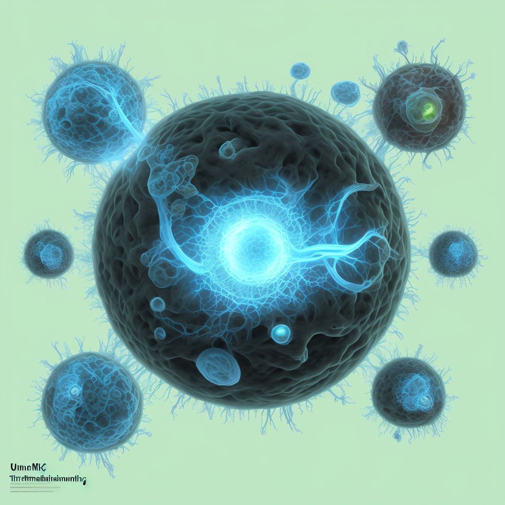 Chorioamnionitis, third trimester, not applicable or unspecified digital illustration