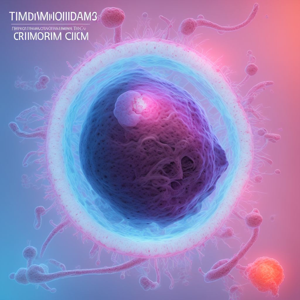 Chorioamnionitis, third trimester, fetus 4 digital illustration