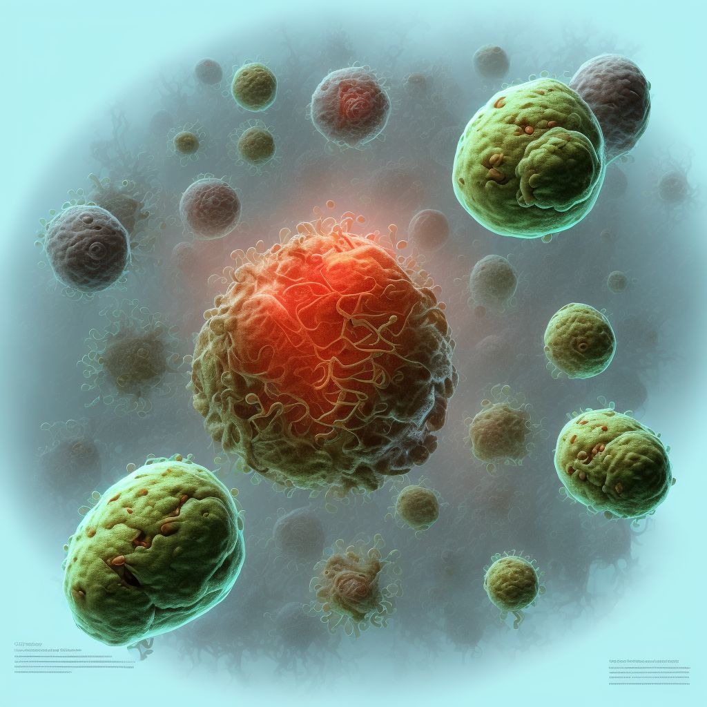 Chorioamnionitis, unspecified trimester, fetus 1 digital illustration