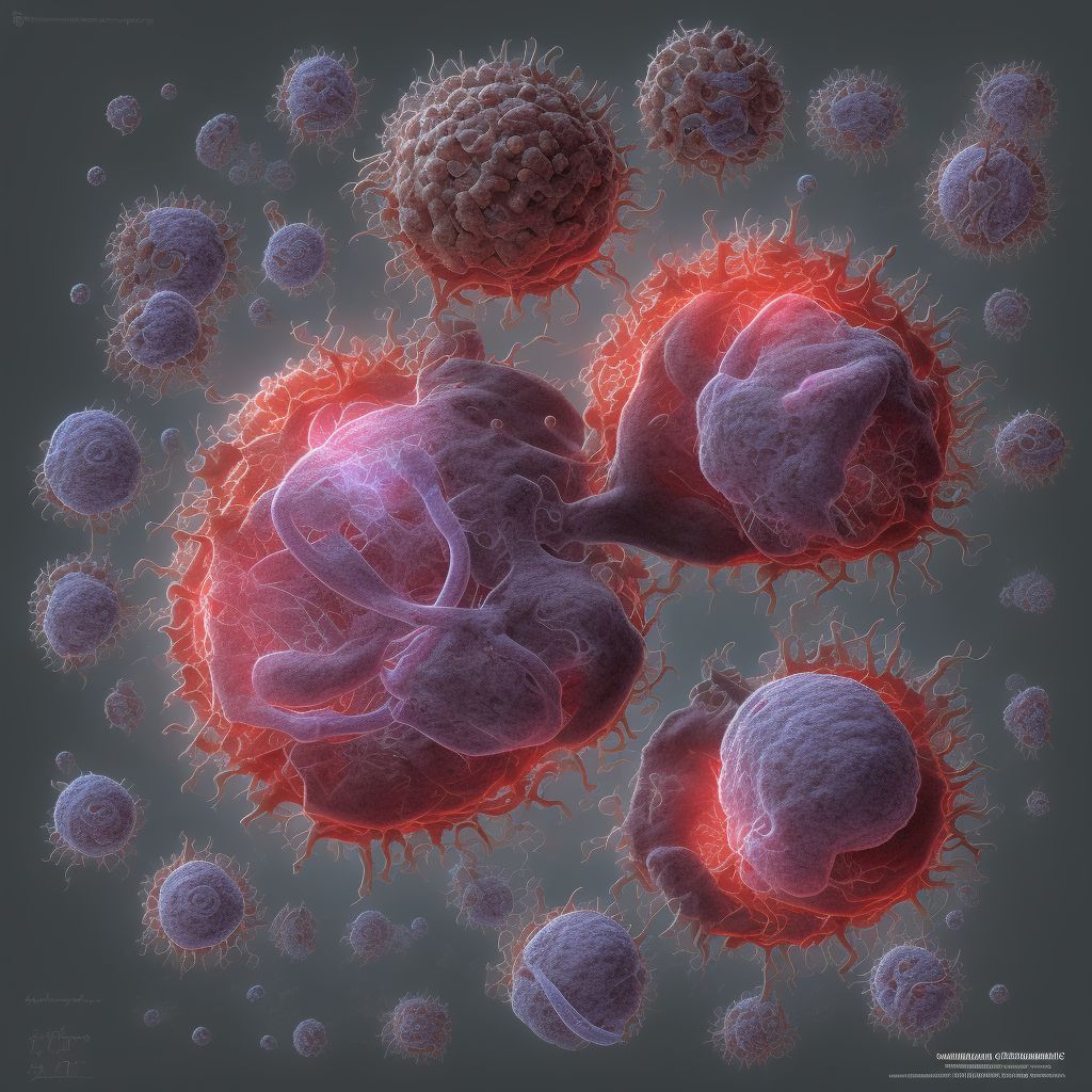 Chorioamnionitis, unspecified trimester, fetus 2 digital illustration