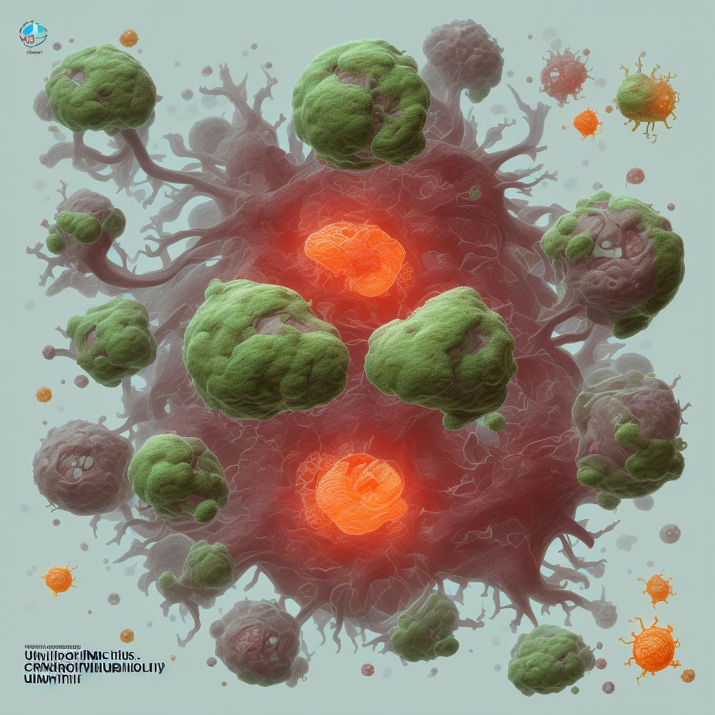 Chorioamnionitis, unspecified trimester, fetus 4 digital illustration