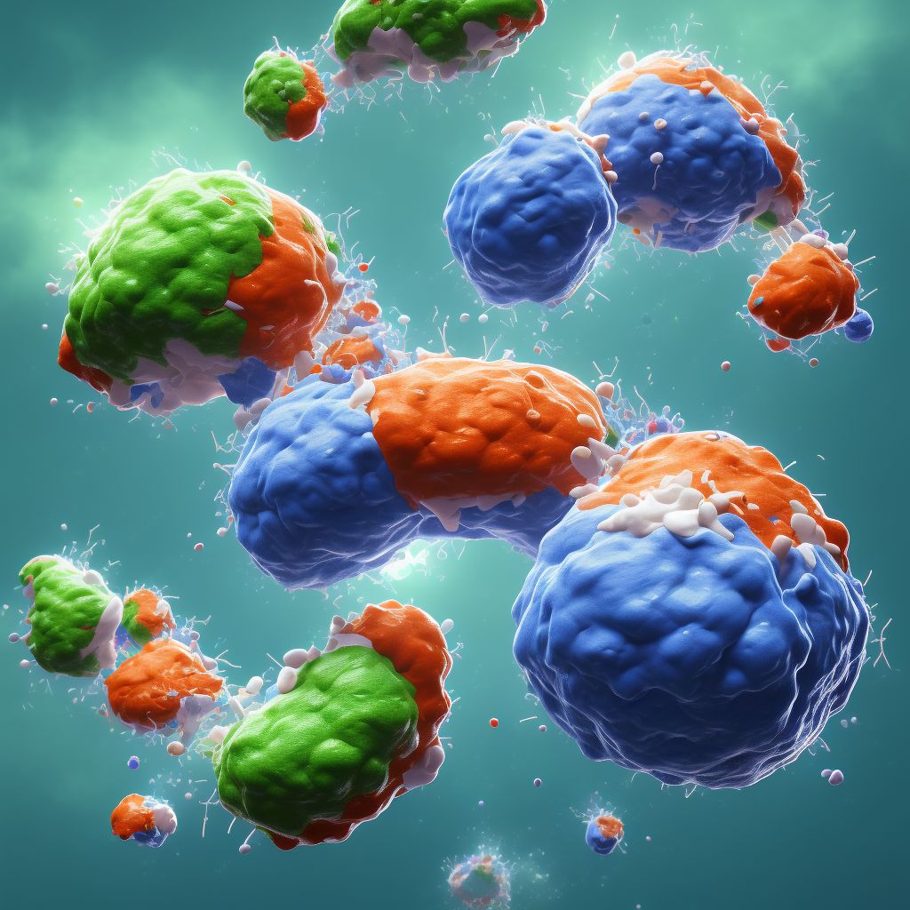 Abnormal glucose complicating the puerperium digital illustration