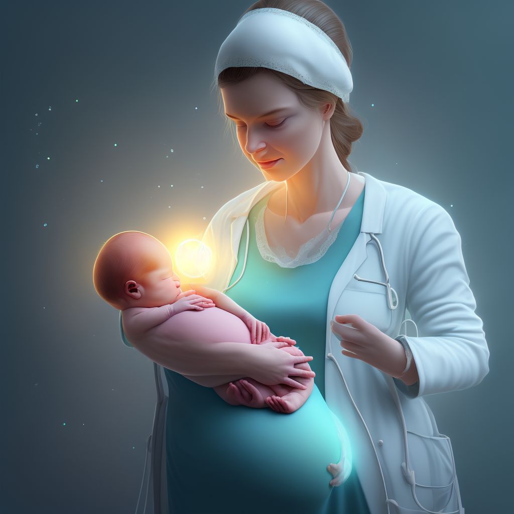 Newborn light for gestational age, 500-749 grams digital illustration