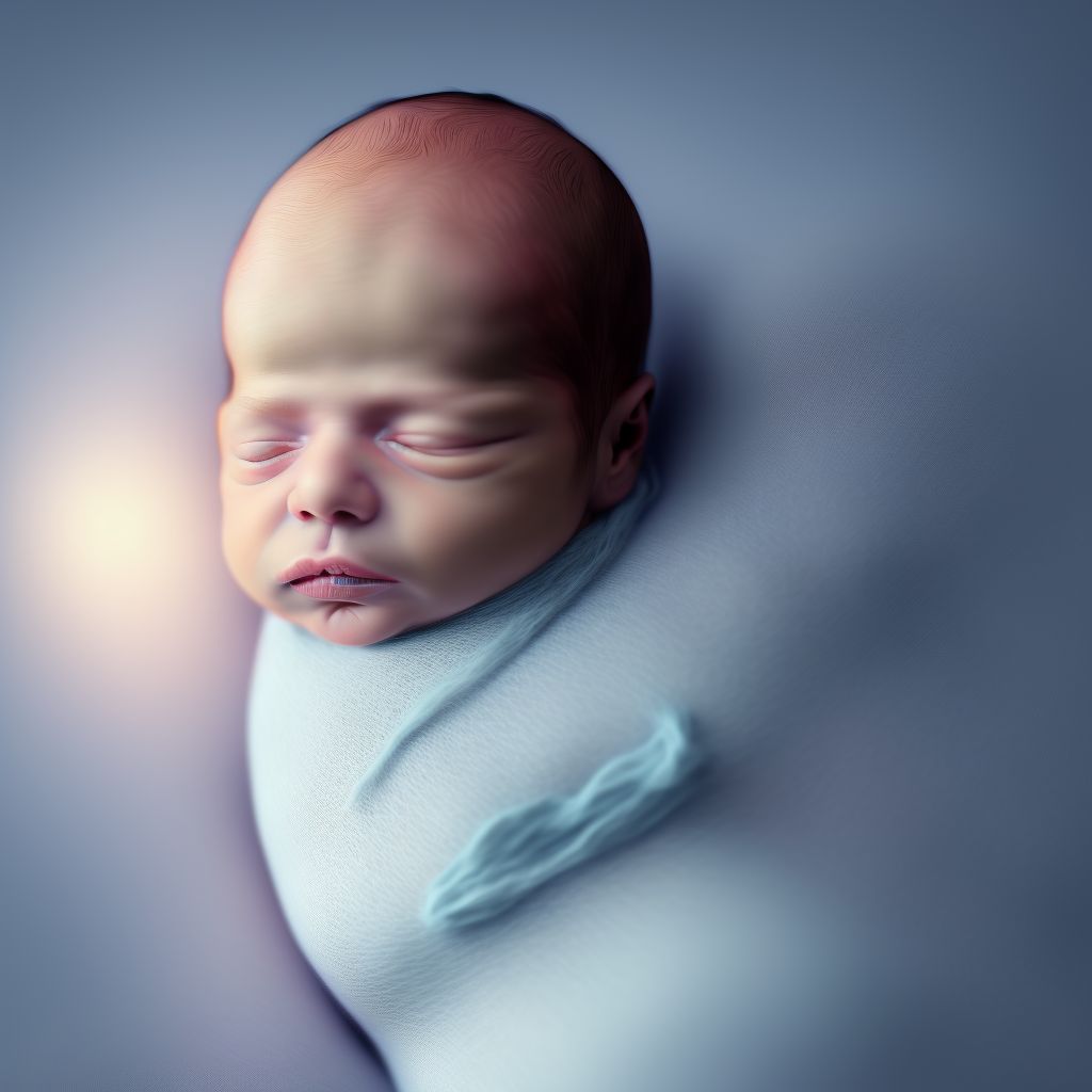 Newborn light for gestational age, 1750-1999 grams digital illustration