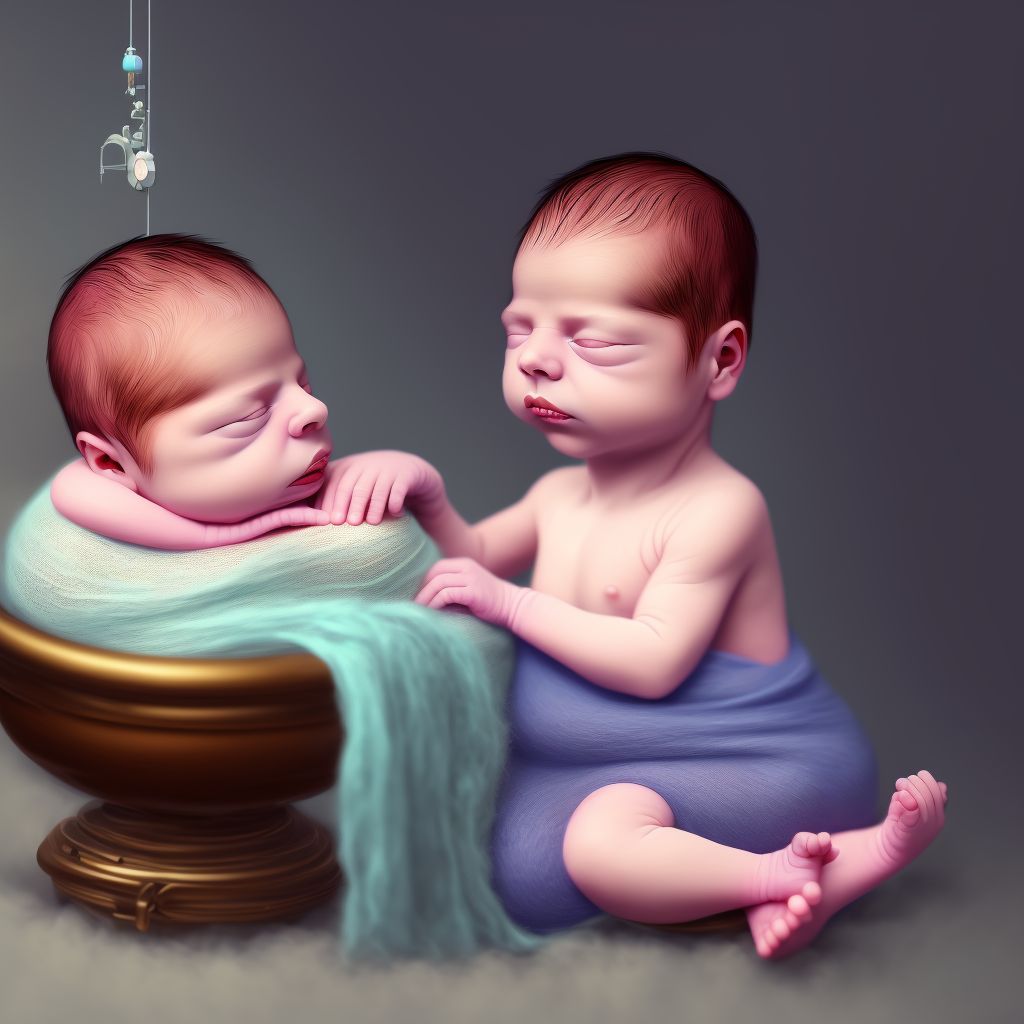 Other low birth weight newborn, 1500-1749 grams digital illustration