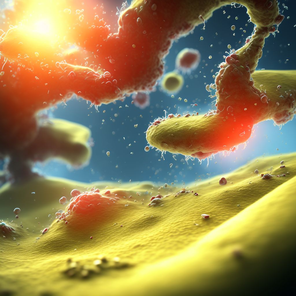 Sepsis of newborn due to unspecified streptococci digital illustration