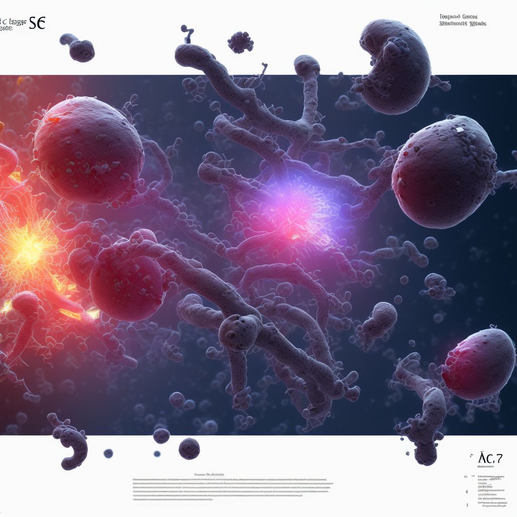 Sepsis of newborn due to Staphylococcus aureus digital illustration