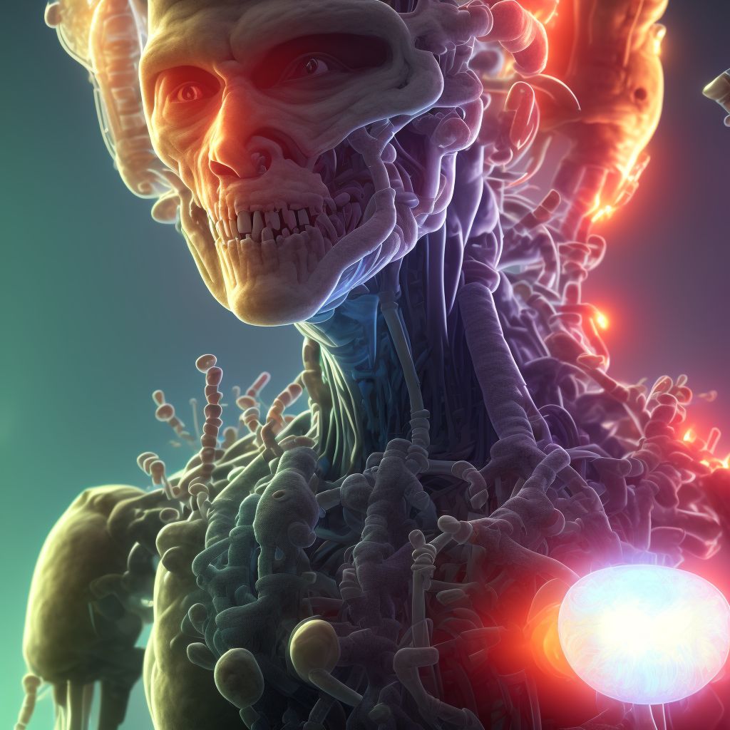 Congenital tuberculosis digital illustration