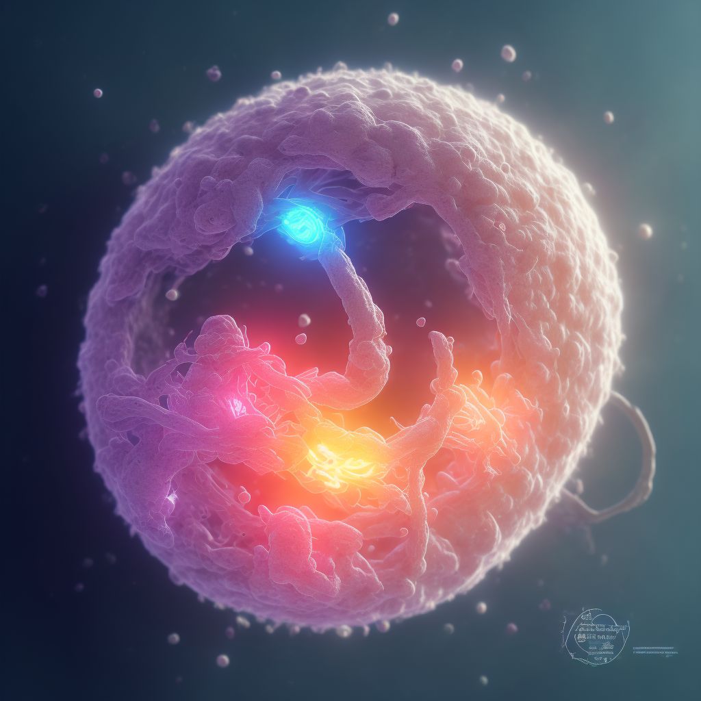 Newborn affected by other intrauterine (fetal) blood loss digital illustration