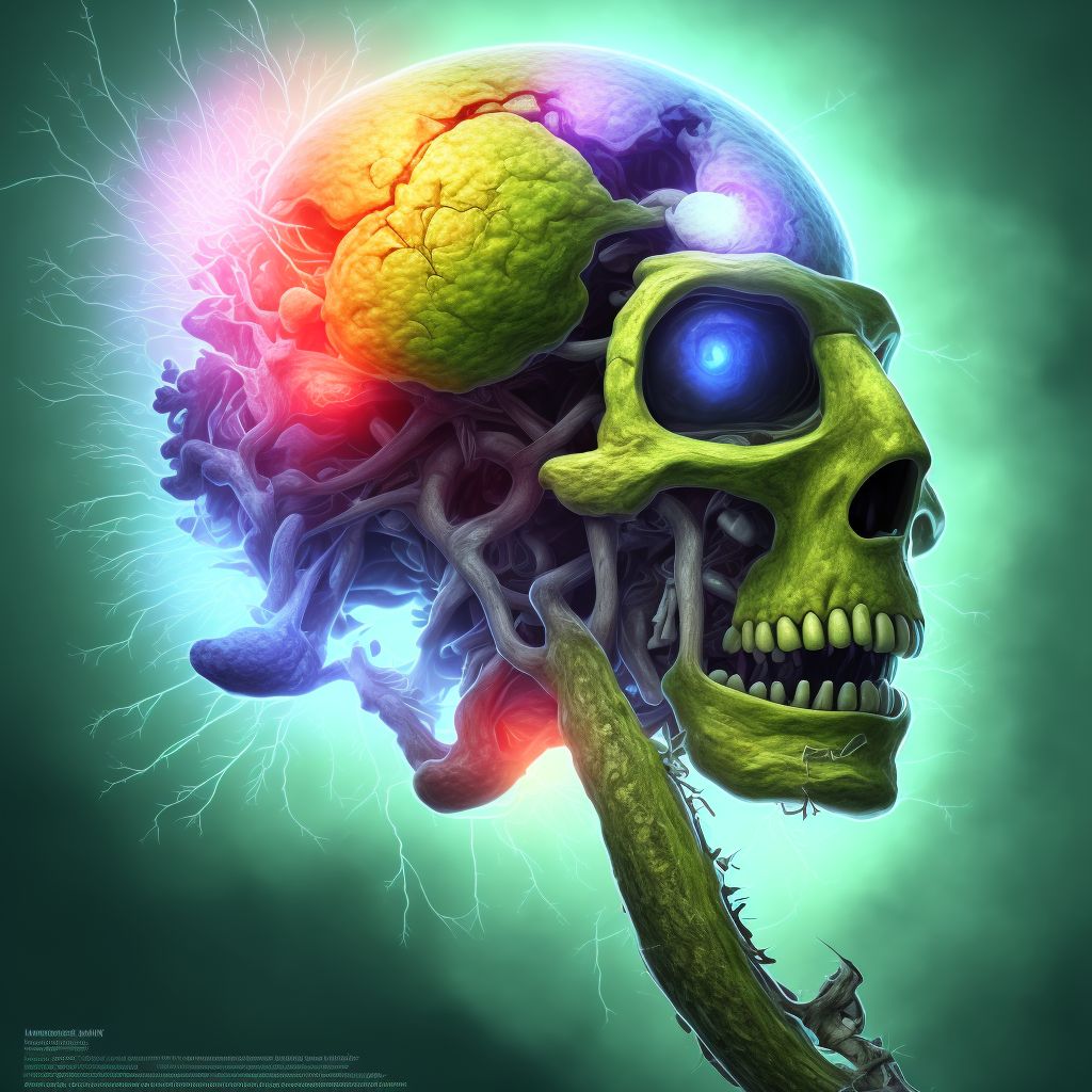 Intracranial (nontraumatic) hemorrhage of newborn, unspecified digital illustration