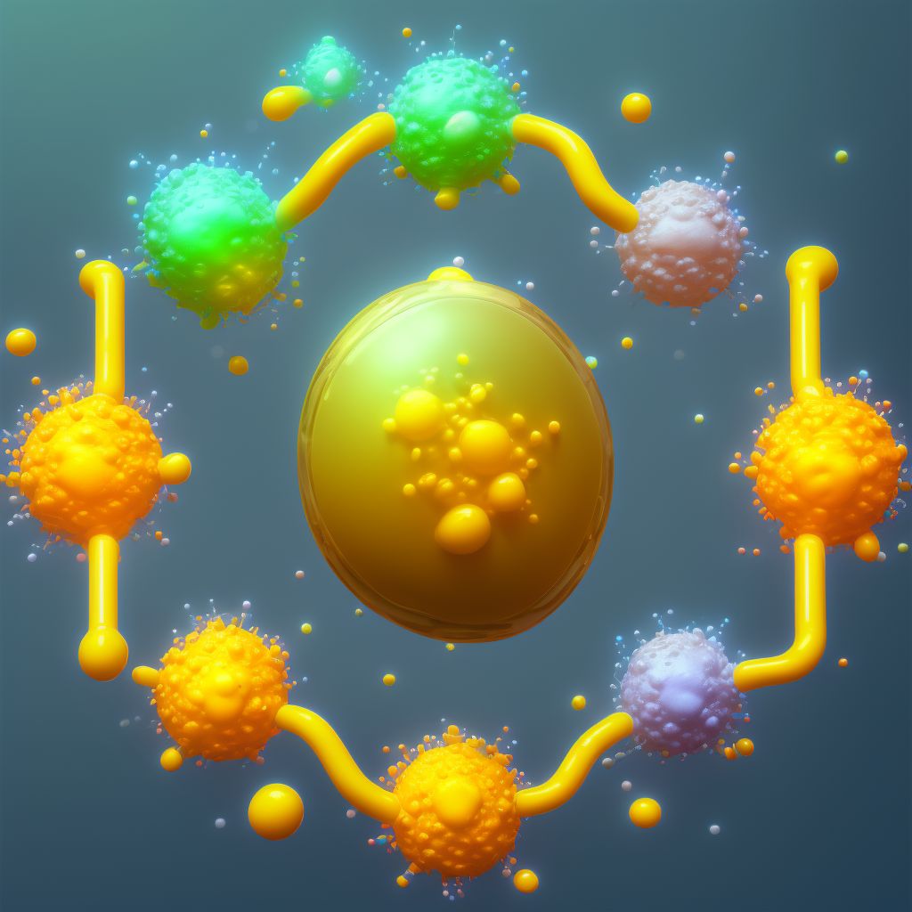 Neonatal jaundice from breast milk inhibitor digital illustration