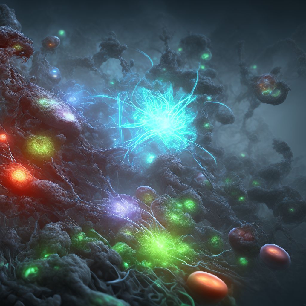 Late metabolic acidosis of newborn digital illustration