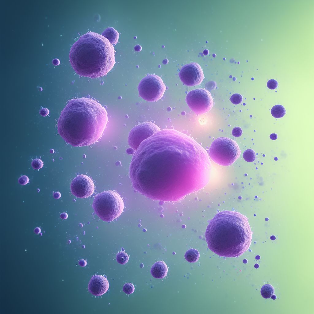 Neonatal erythema toxicum digital illustration