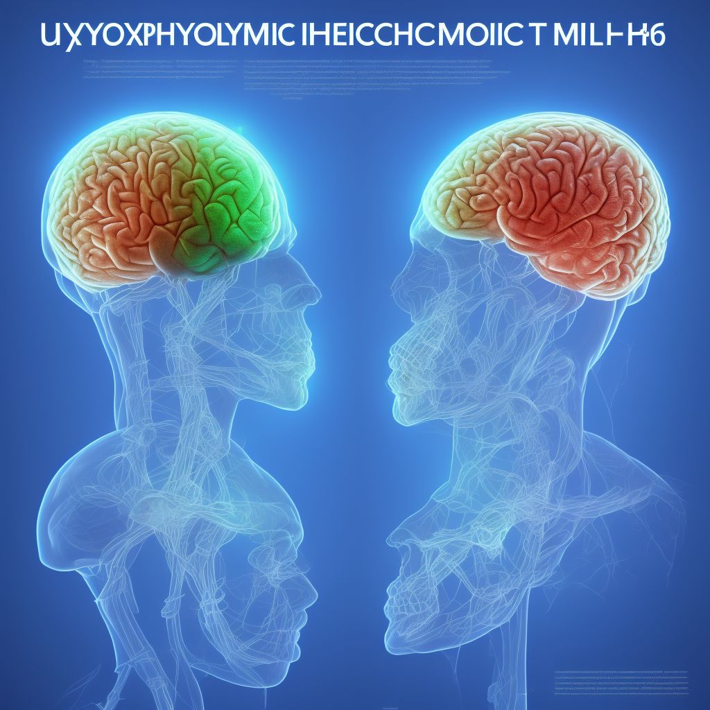 Hypoxic ischemic encephalopathy [HIE], unspecified digital illustration