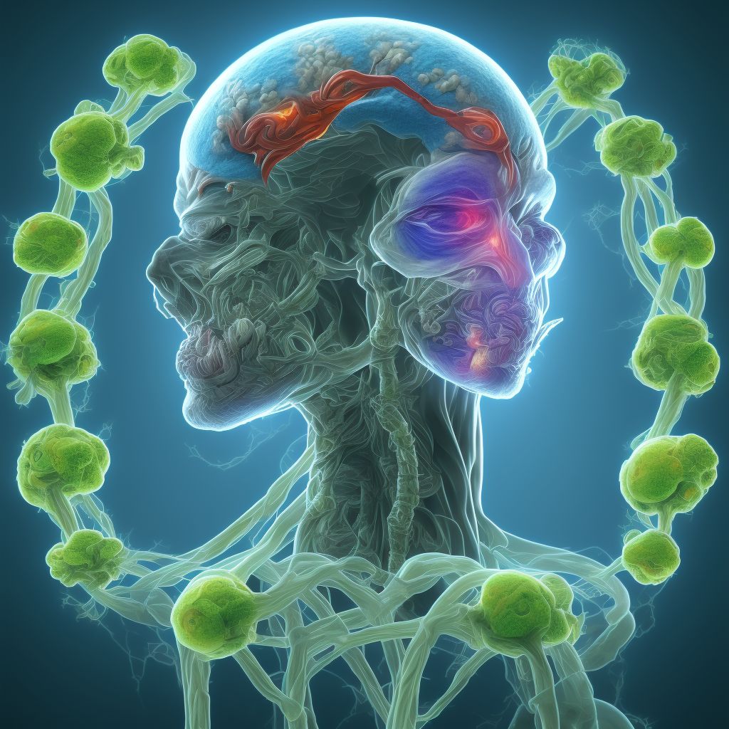 Congenital malformations of corpus callosum digital illustration