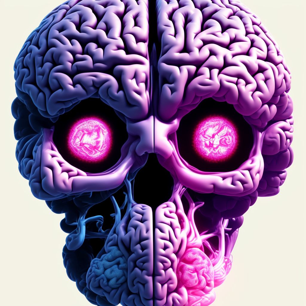 Other specified congenital malformations of brain digital illustration