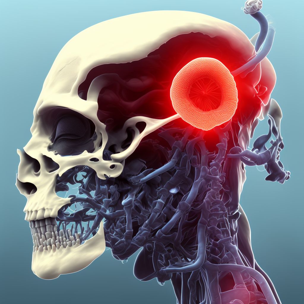 Congenital malformation of ear, unspecified digital illustration