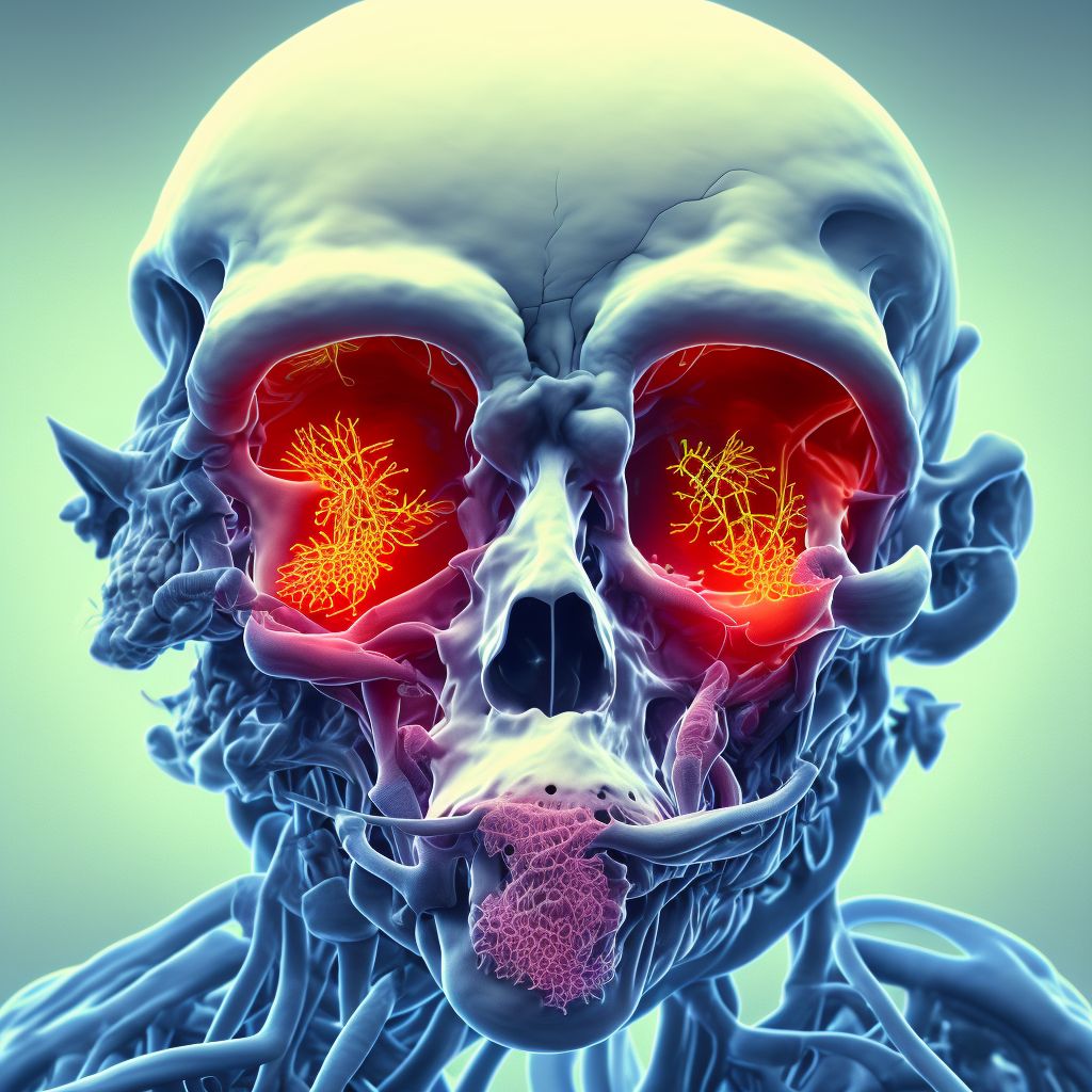 Preauricular sinus and cyst digital illustration