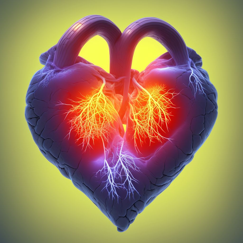 Double outlet left ventricle digital illustration