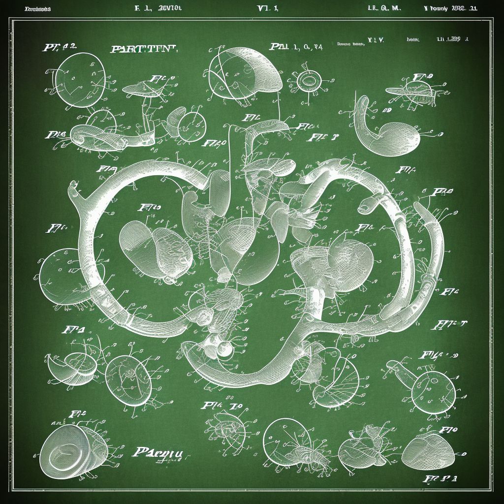 Patent foramen ovale digital illustration