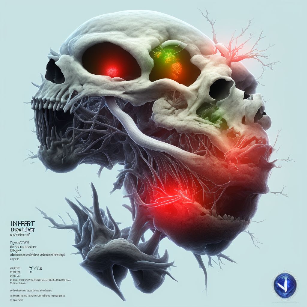 Inferior sinus venosus atrial septal defect digital illustration