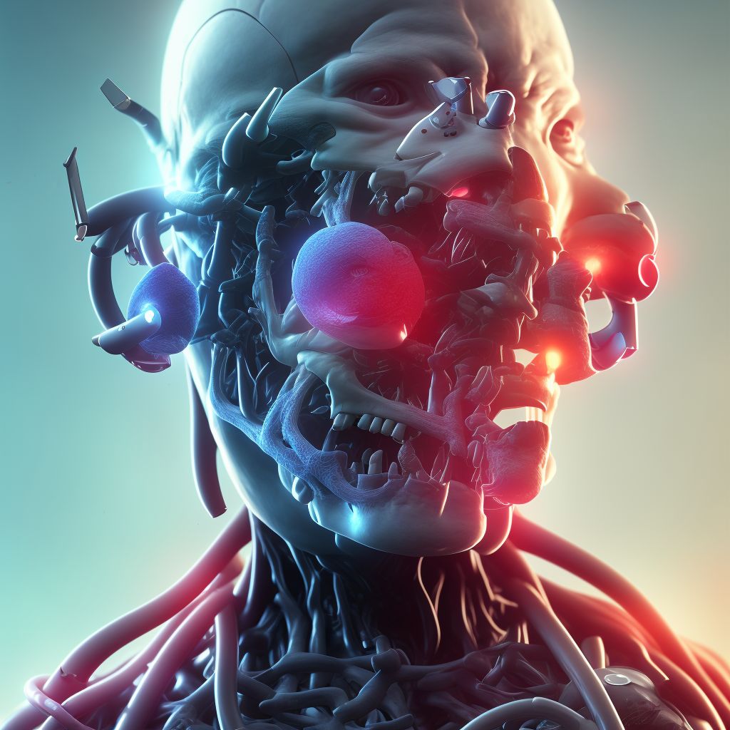 Congenital malformation of cardiac septum, unspecified digital illustration