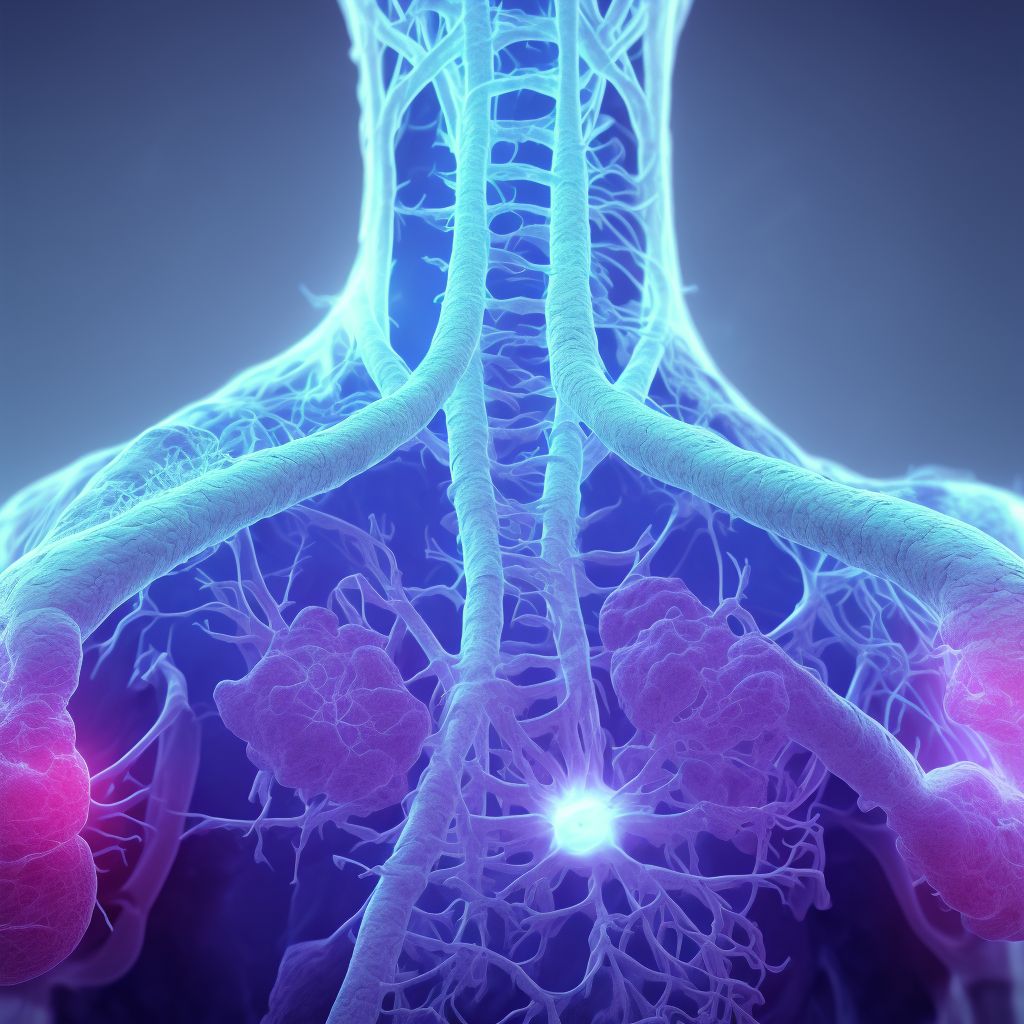 Pulmonary infundibular stenosis digital illustration