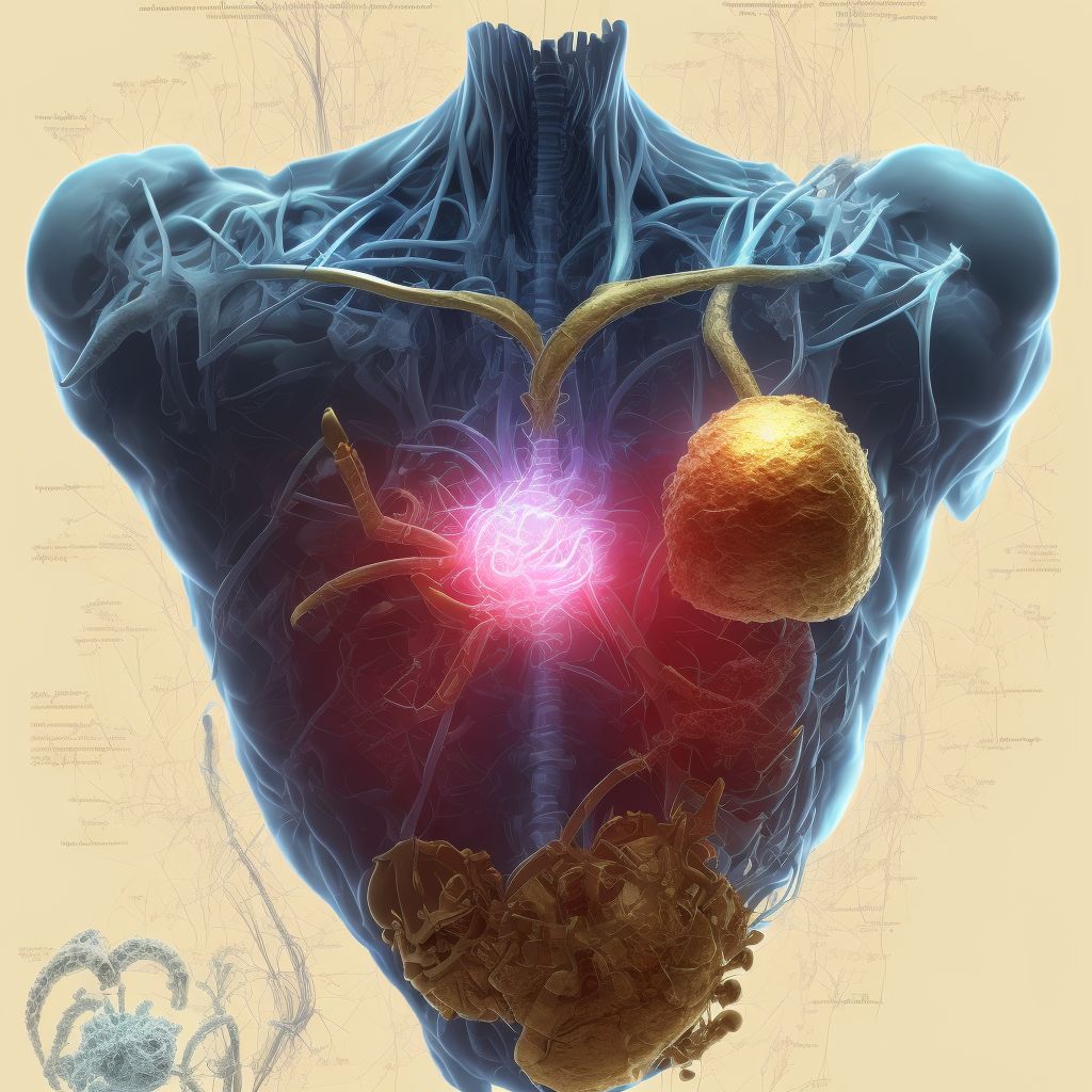 Persistent left superior vena cava digital illustration