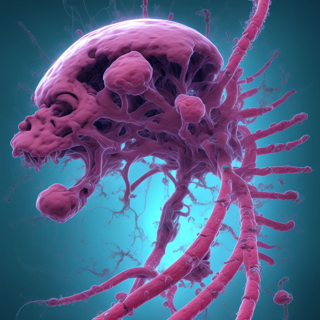 Other congenital malformations of renal artery digital illustration