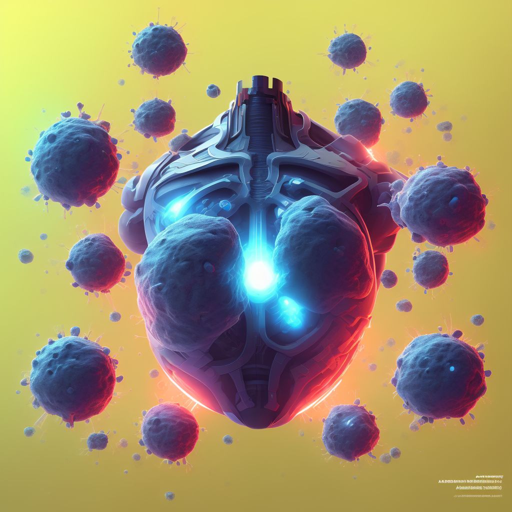 Sequestration of lung digital illustration