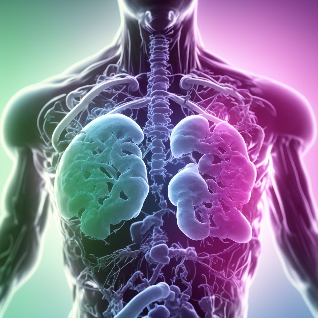 Other specified congenital malformations of respiratory system digital illustration