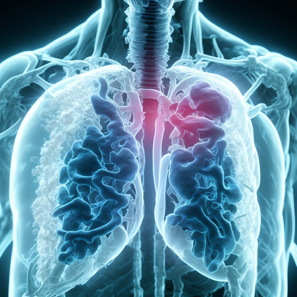 Congenital malformation of respiratory system, unspecified digital illustration