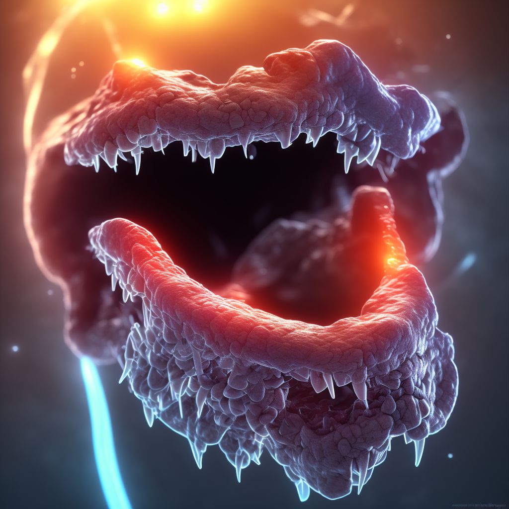 Other congenital malformations of mouth digital illustration