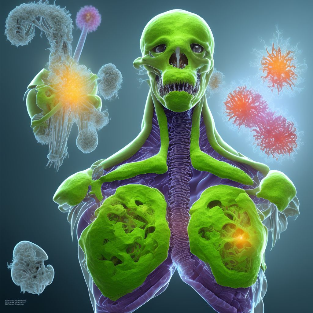 Other congenital malformations of esophagus digital illustration