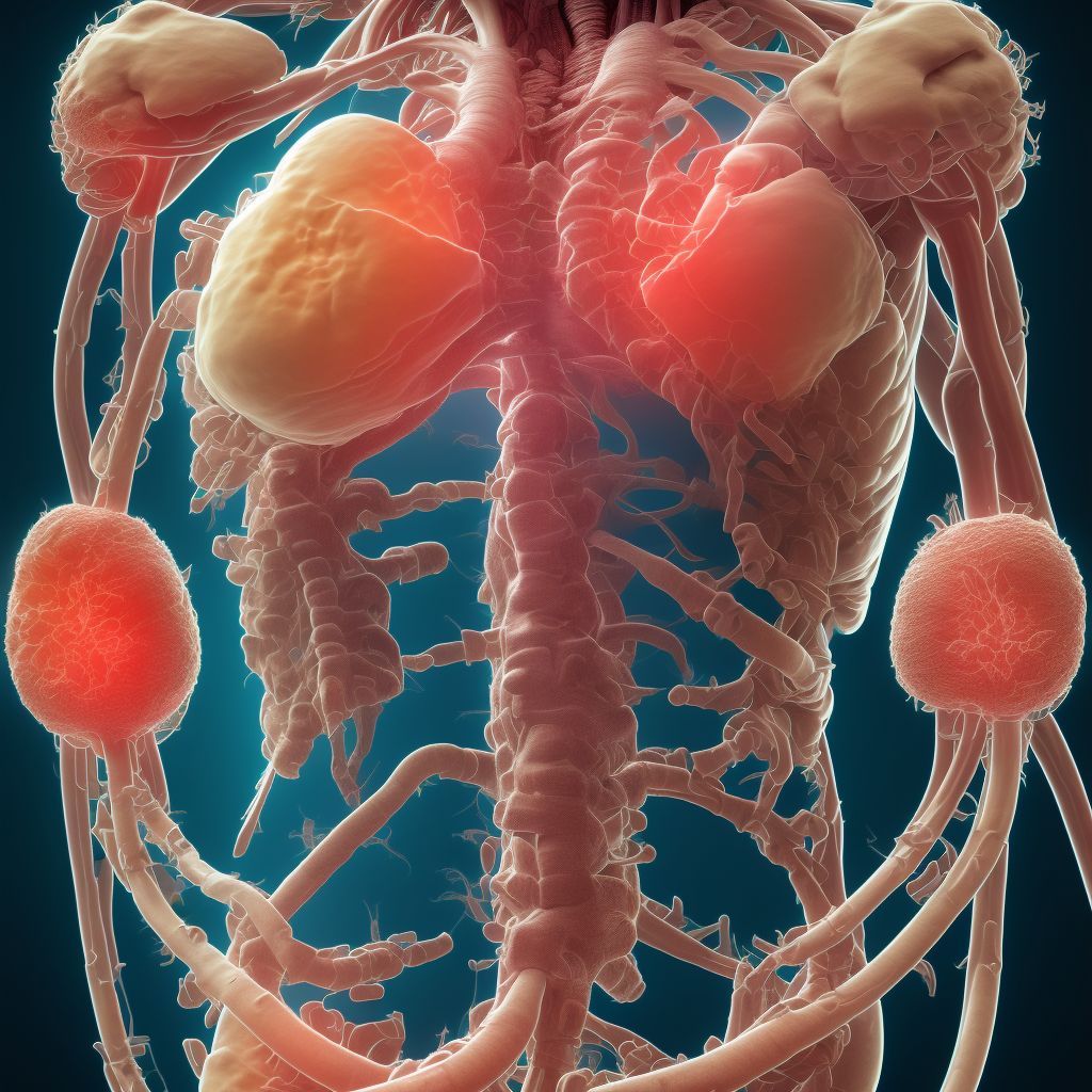 Congenital malformation of stomach, unspecified digital illustration