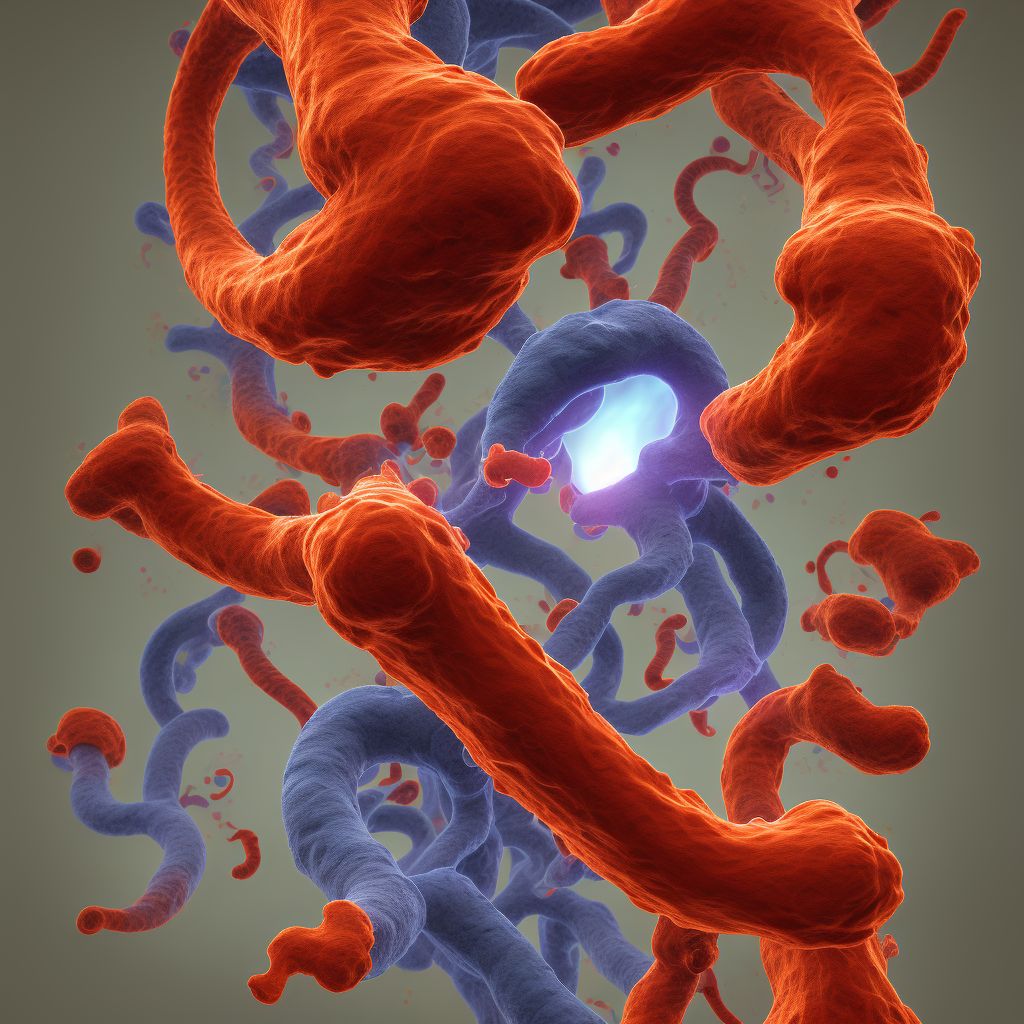 Other specified congenital malformations of intestine digital illustration