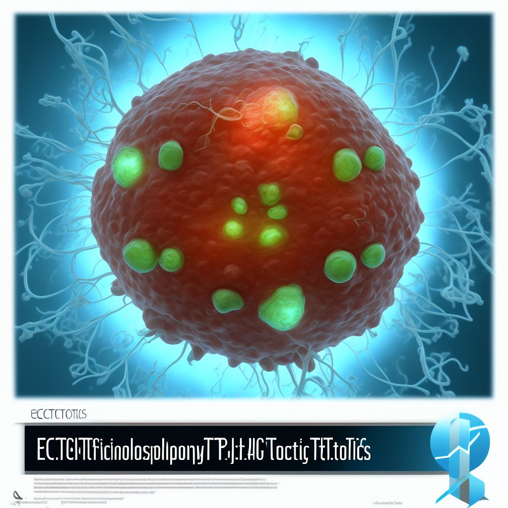 Ectopic testis, unspecified digital illustration