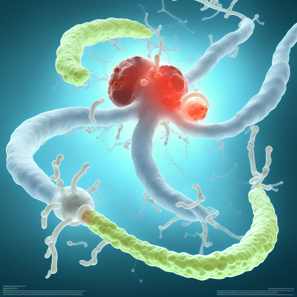 Congenital occlusion of ureter, unspecified digital illustration