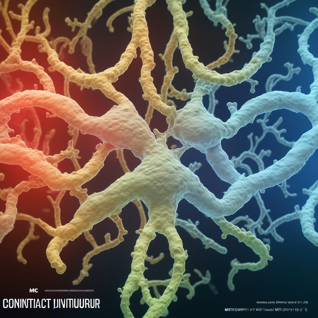 Congenital diverticulum of bladder digital illustration