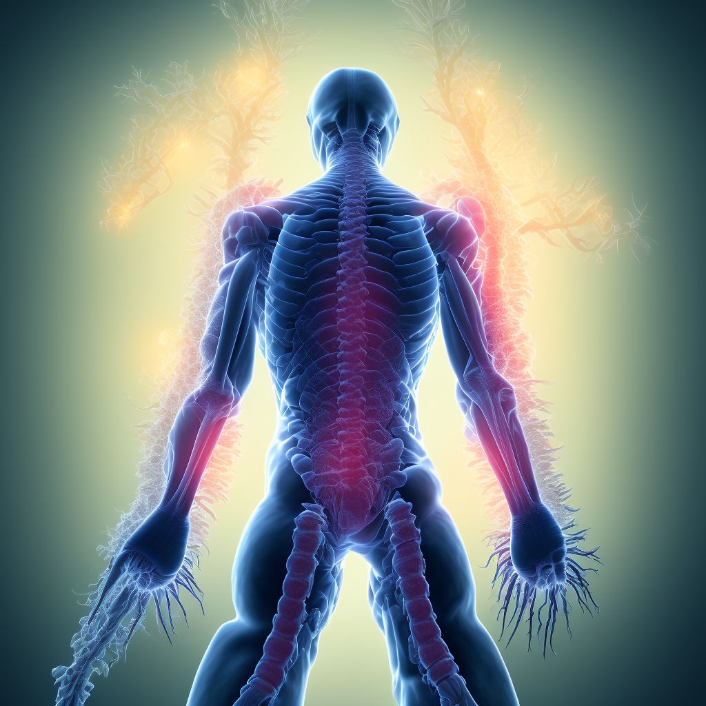 Other congenital malformations of spine, not associated with scoliosis digital illustration