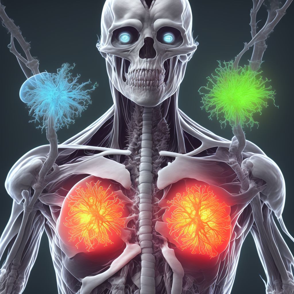 Other congenital malformations of bony thorax digital illustration