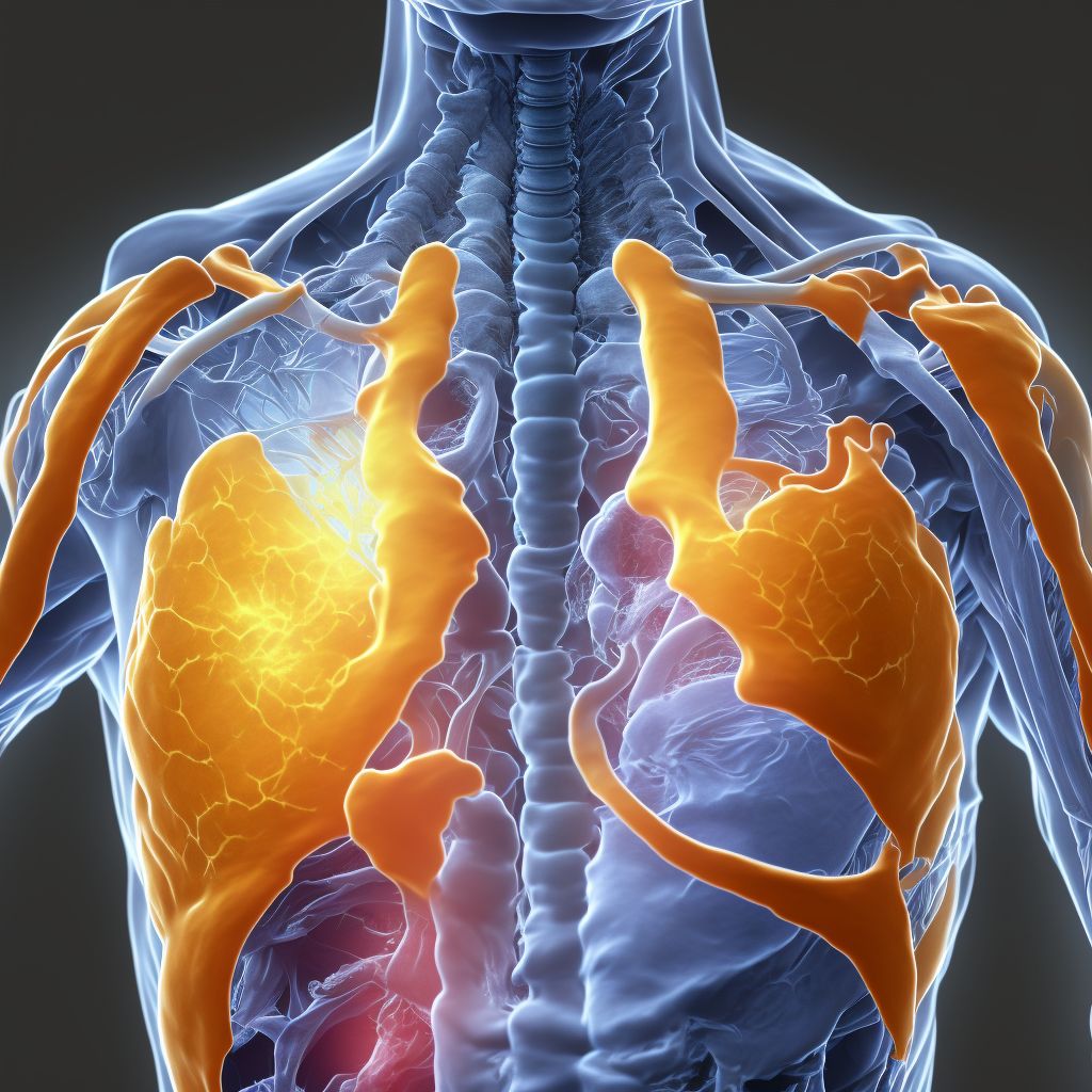 Congenital malformation of bony thorax, unspecified digital illustration