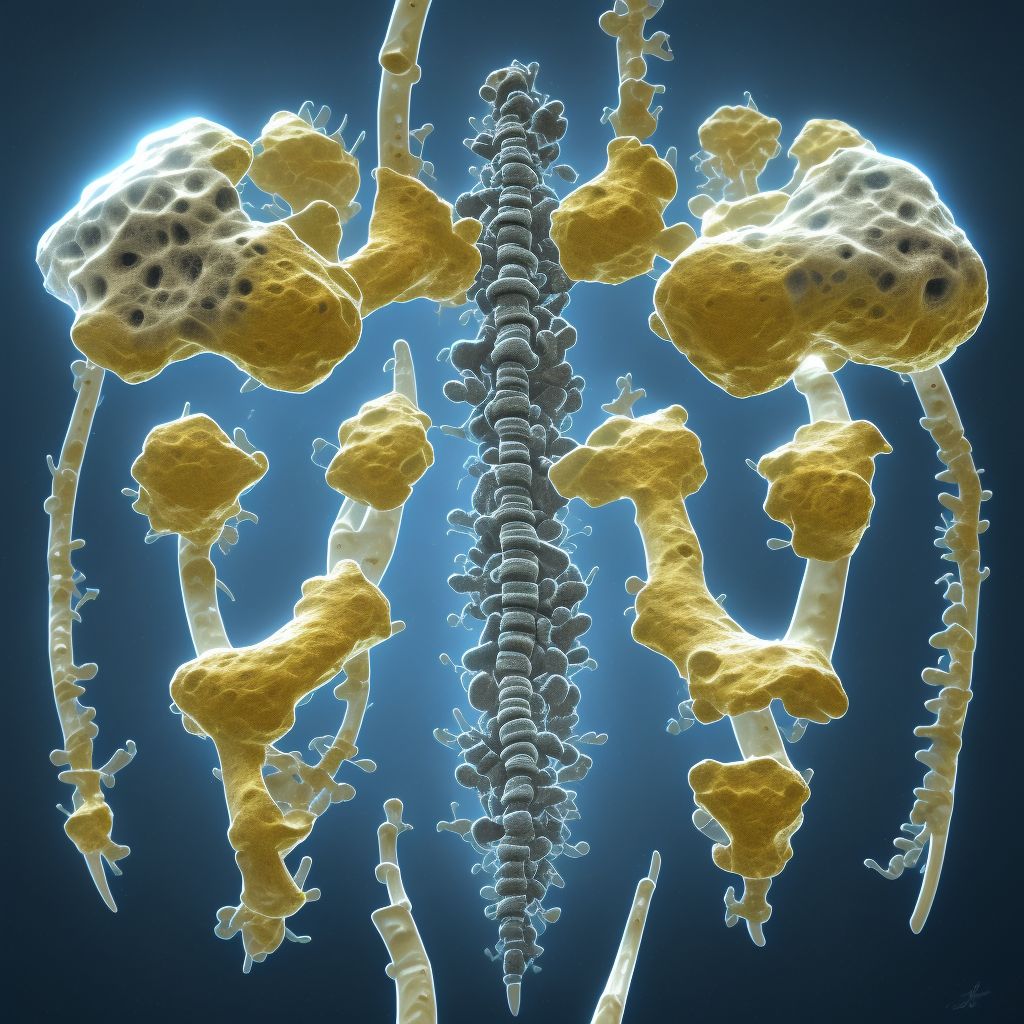 Osteochondrodysplasia with defects of growth of tubular bones and spine, unspecified digital illustration