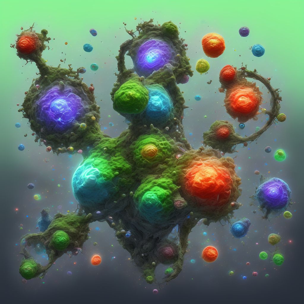 Trisomy 13, nonmosaicism (meiotic nondisjunction) digital illustration