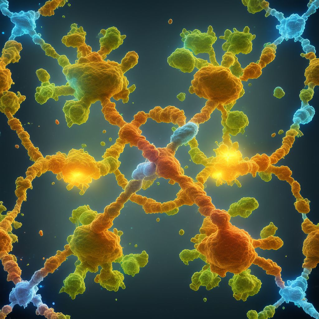 Whole chromosome monosomy, nonmosaicism (meiotic nondisjunction) digital illustration